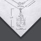 925 Sterling Silver United States Navy Fleet Senior Chief Petty Officer Officially Licensed Anchor Pendant Necklace