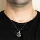 925 Sterling Silver Beaded United States Army Officially Licensed Star CZ Circle Pendant Necklace