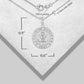 925 Sterling Silver United States Army Officially Licensed Eagle Emblem Medallion Pendant Necklace