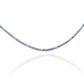 925 Sterling Silver Men's Box Chain Link Necklace 0.97mm