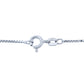 925 Sterling Silver Men's Box Chain Link Necklace 0.97mm