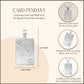 925 Sterling Silver Royal Flush Poker Playing Cards Pendant Necklace