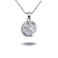 925 Sterling Silver Soccer Ball Sports Pendant Necklace