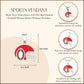 925 Sterling Silver Red Enamel Football Helmet Sports Pendant Necklace