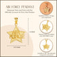 Gold United States Air Force Star Officially Licensed Pendant Necklace